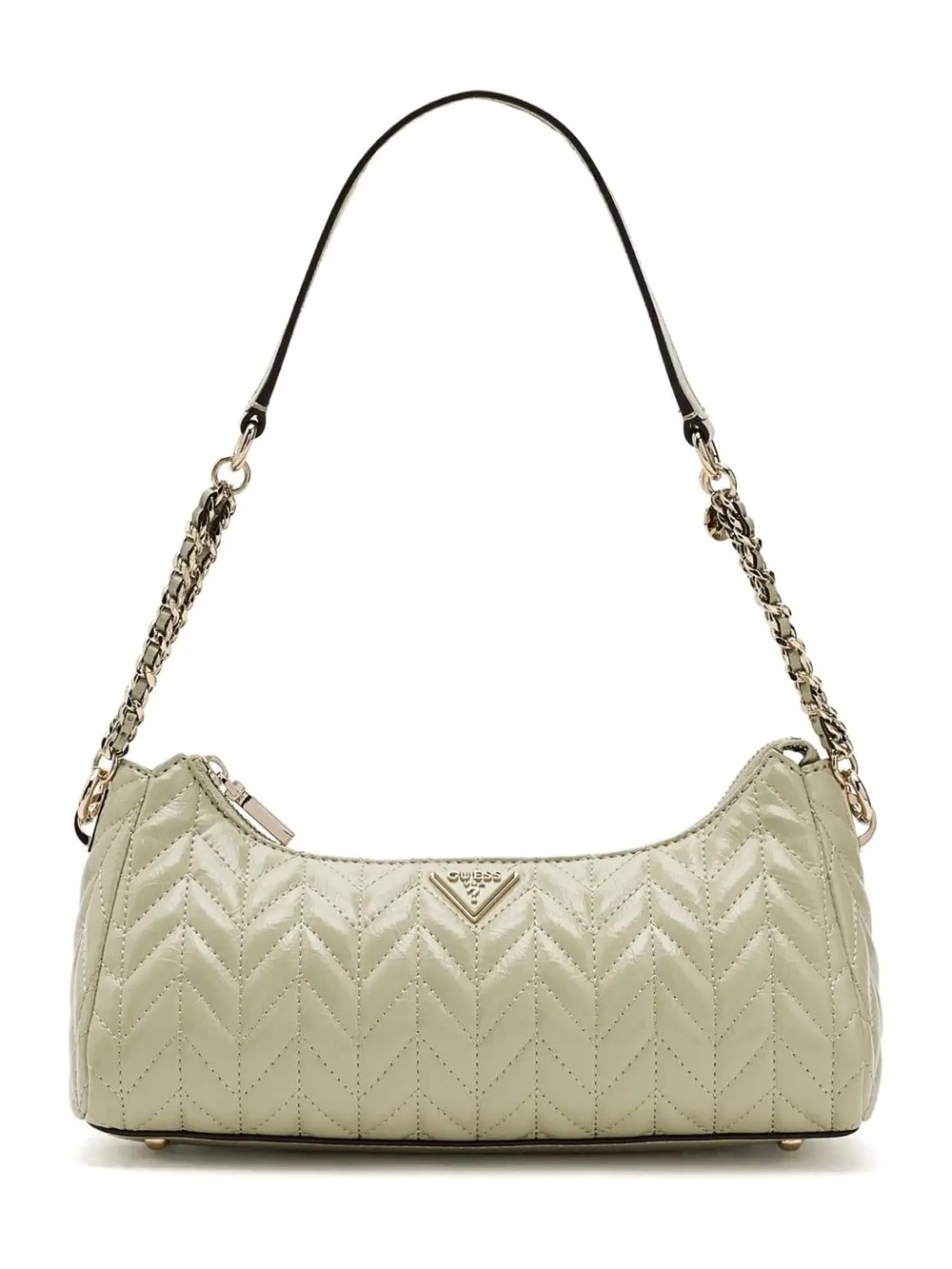 GUESS Cheryl Quilted Shoulder Bag Sage Green NWT